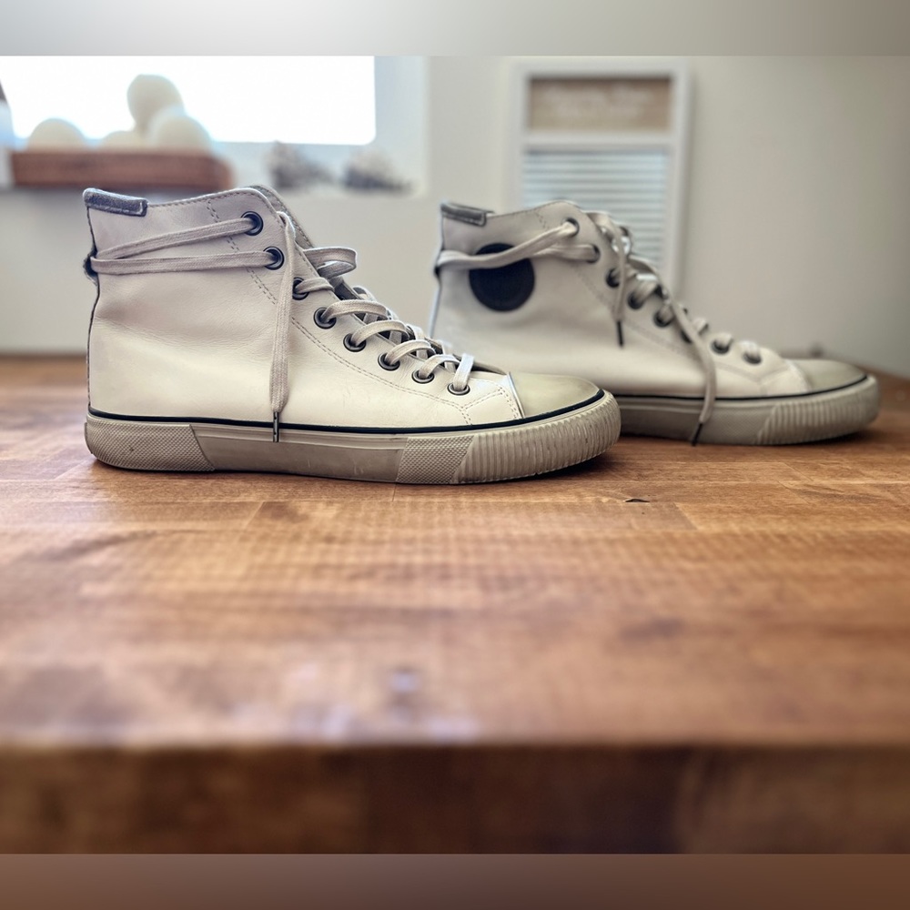 All Saints High Top Leather